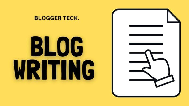 how to do blog writing