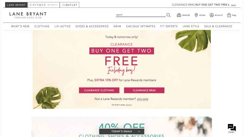 Lane Bryant clothing affiliate program