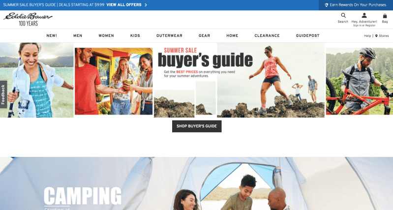 Eddie Bauer fashion affiliate program